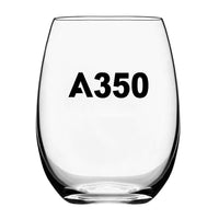 Thumbnail for A350 Flat Text Designed Beer & Water Glasses