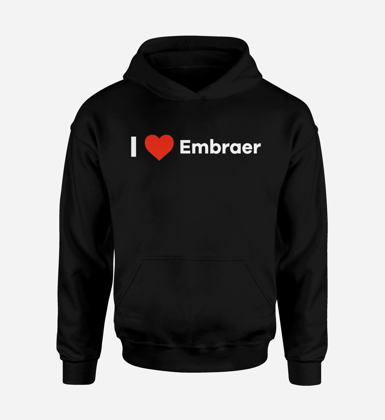 I Love Embraer Designed Hoodies