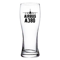 Thumbnail for Airbus A380 & Plane Designed Pilsner Beer Glasses