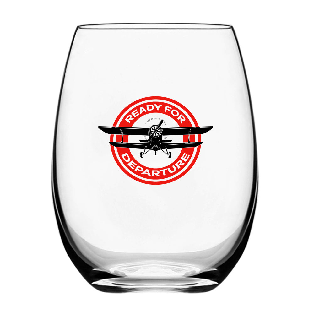 Ready for Departure Designed Beer & Water Glasses