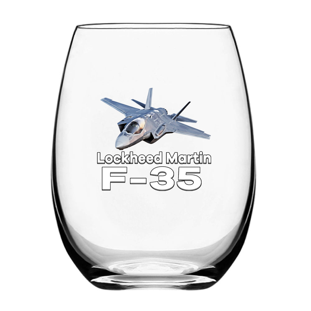 The Lockheed Martin F35 Designed Beer & Water Glasses