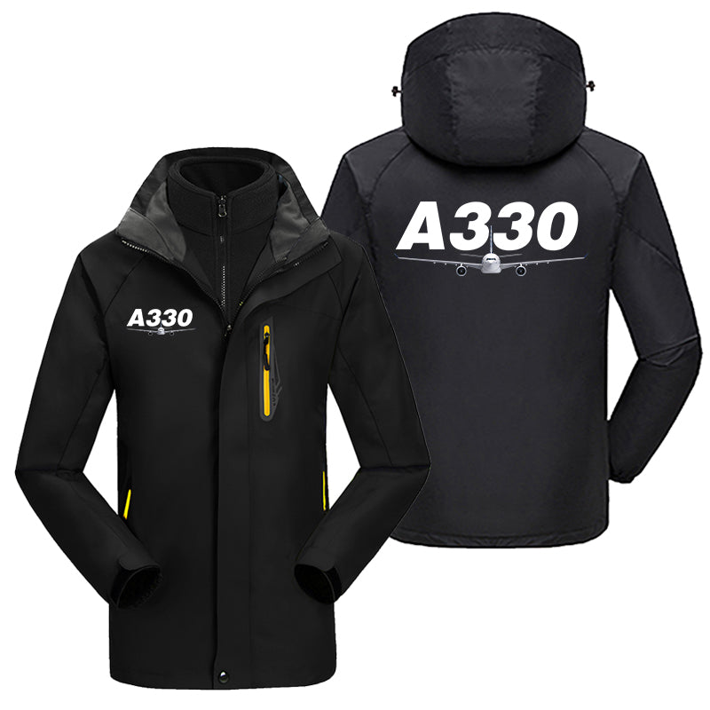 Super Airbus A330 Designed Thick Skiing Jackets