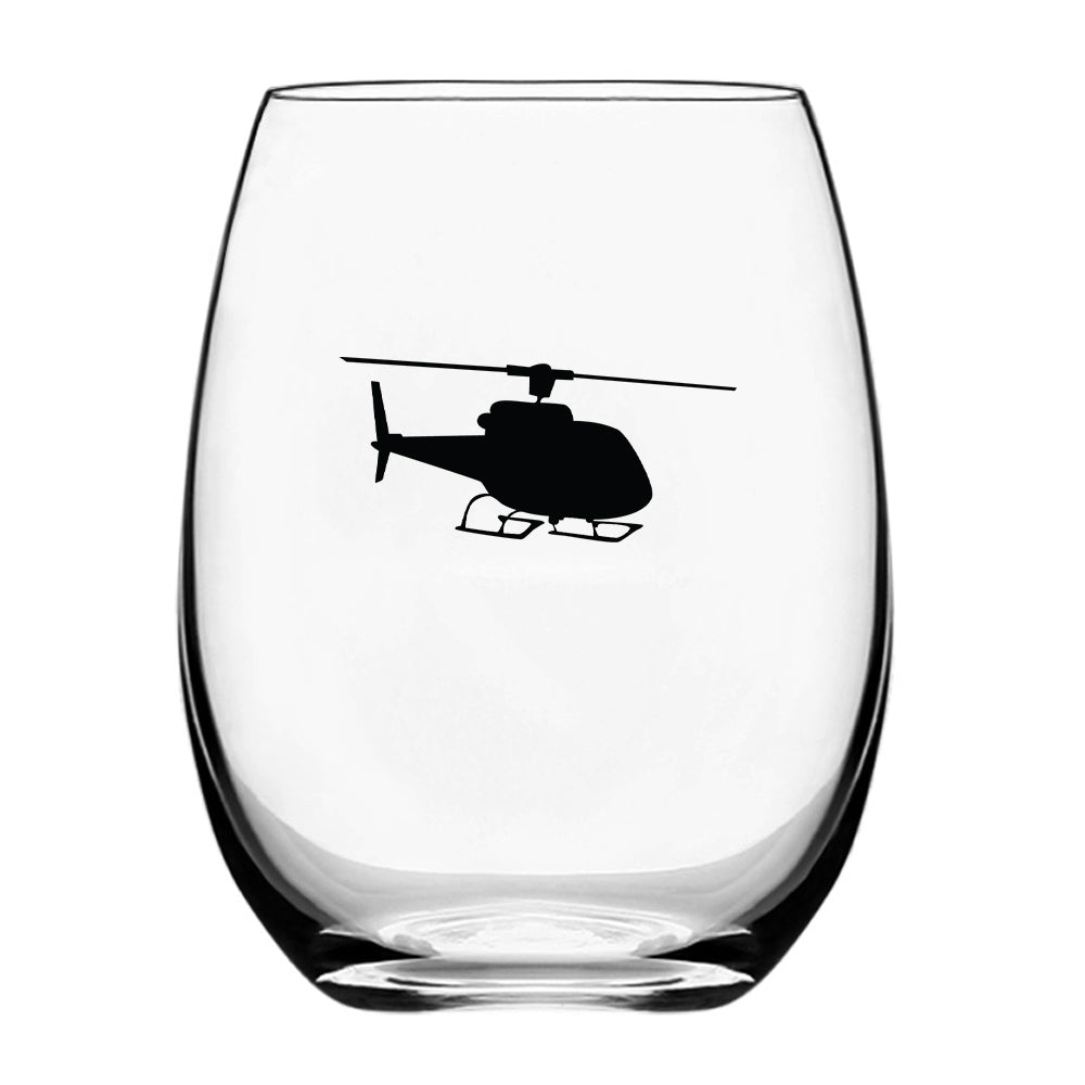 Helicopter Designed Beer & Water Glasses