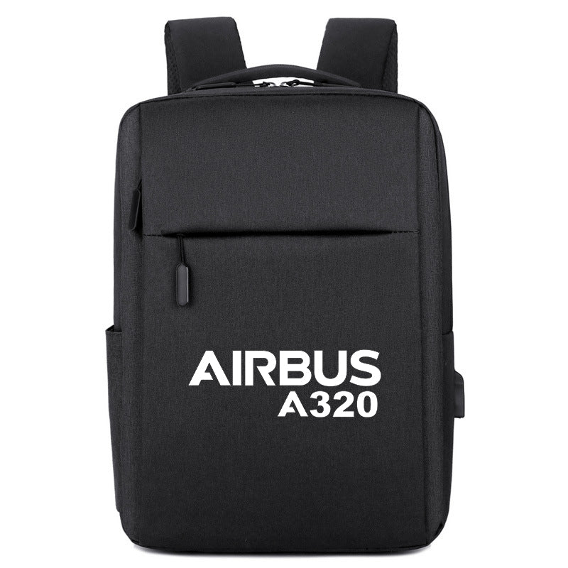 Airbus A320 & Text Designed Super Travel Bags