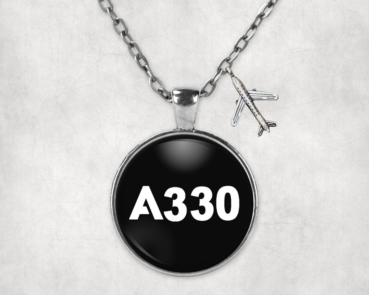 A330 Flat Text Designed Necklaces