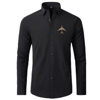 Thumbnail for Colourful Airplane Designed Long Sleeve Shirts