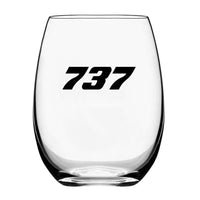 Thumbnail for 737 Flat Text Designed Beer & Water Glasses