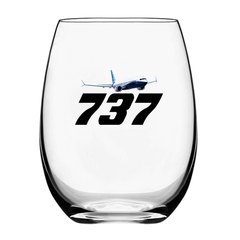 Super Boeing 737-800 Designed Beer & Water Glasses