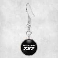 Thumbnail for Boeing 737 & Text Designed Earrings