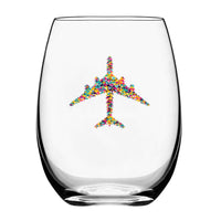 Thumbnail for Colourful Airplane Designed Beer & Water Glasses