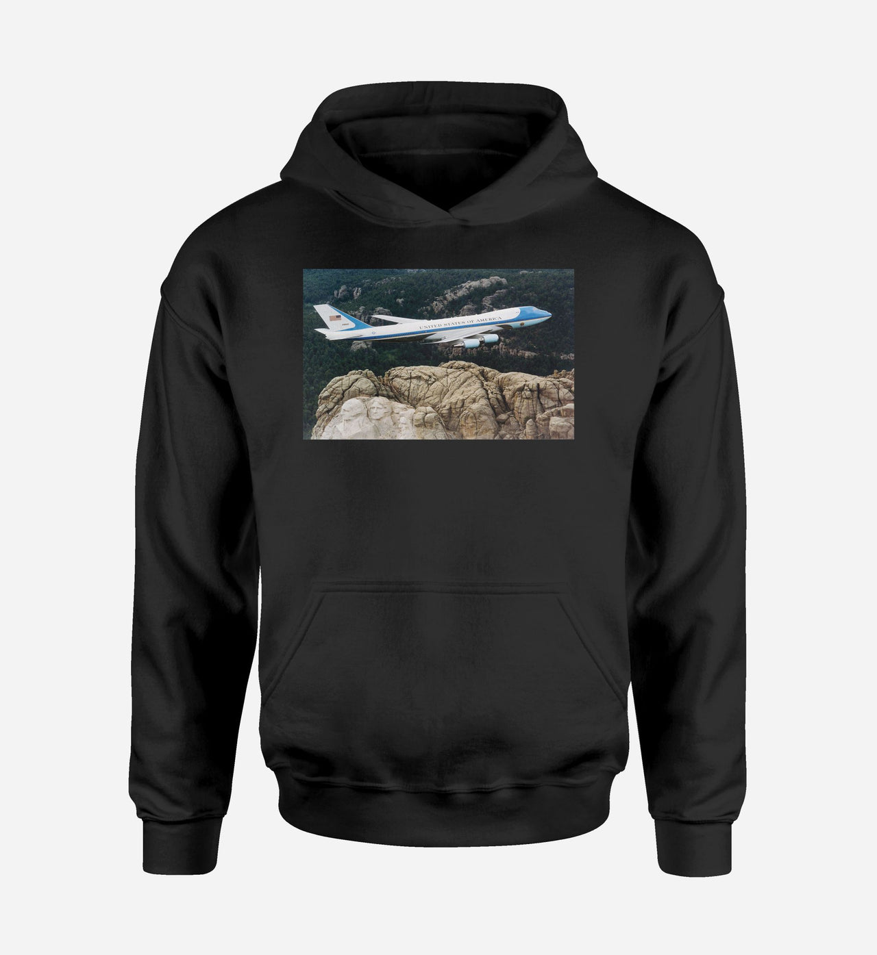 Cruising United States Of America Boeing 747 Designed Hoodies