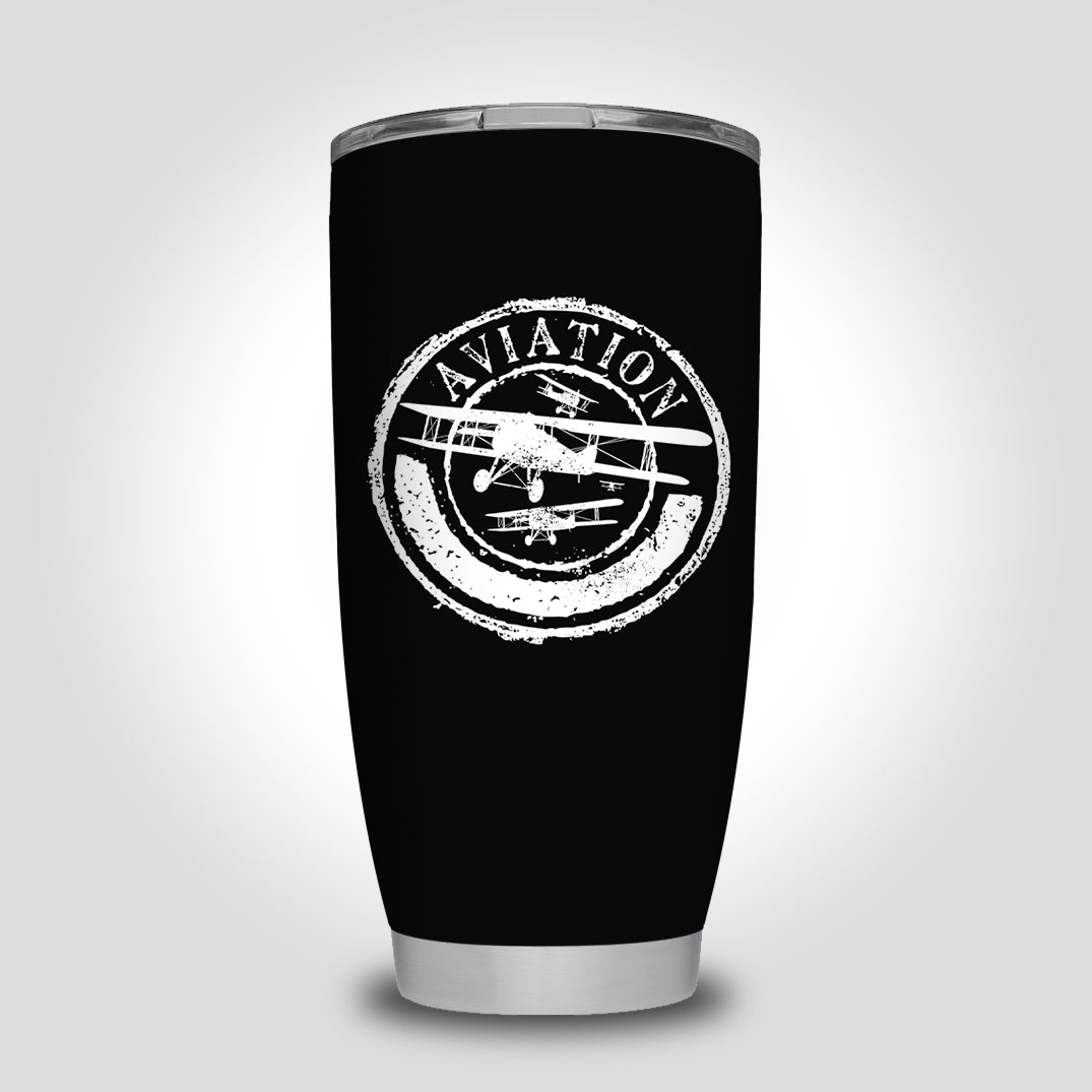 Aviation Lovers Designed Tumbler Travel Mugs