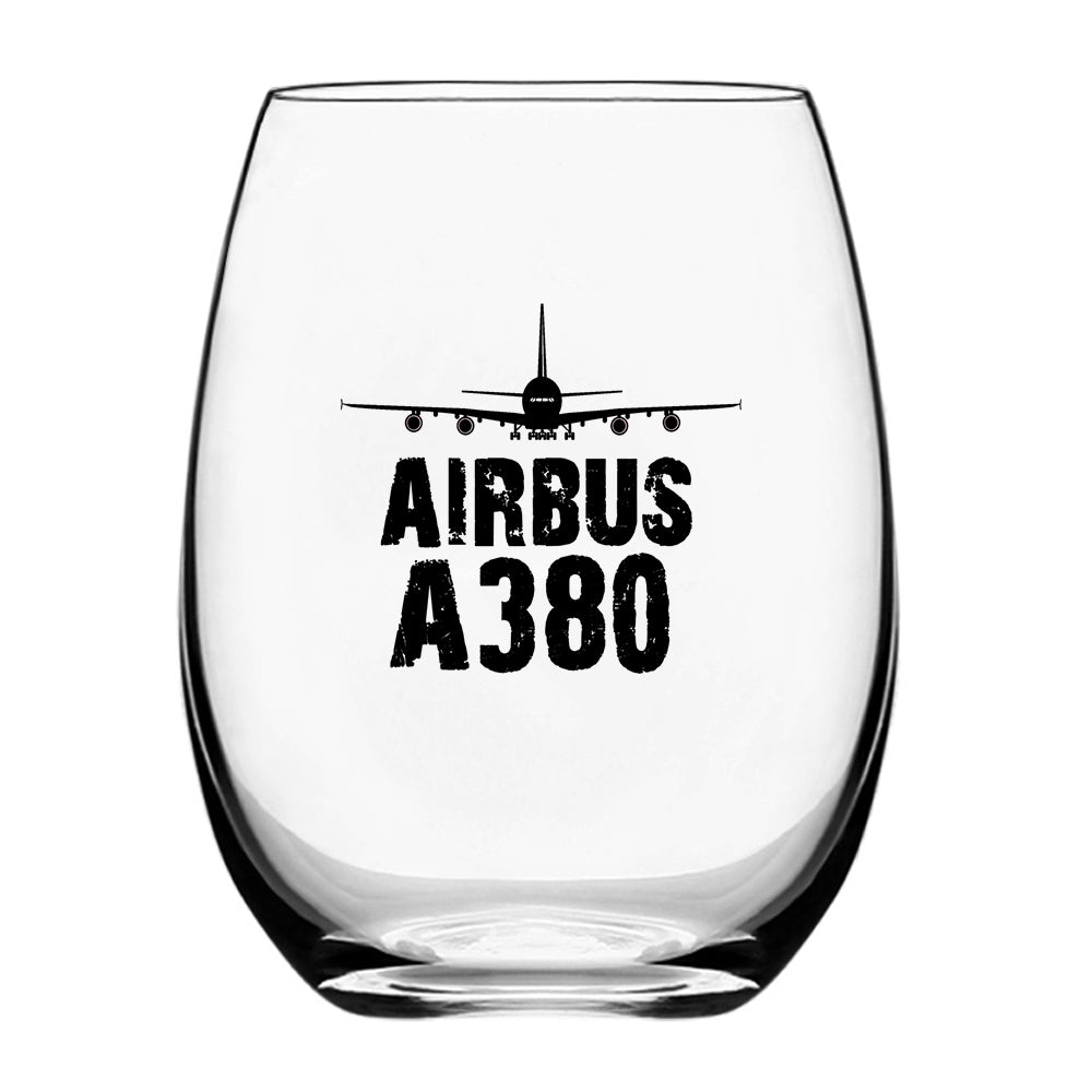 Airbus A380 & Plane Designed Beer & Water Glasses