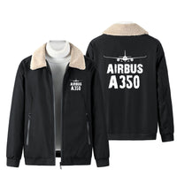 Thumbnail for Airbus A350 & Plane Designed Winter Bomber Jackets