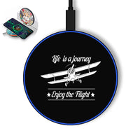 Thumbnail for Life is a journey Enjoy the Flight Designed Wireless Chargers