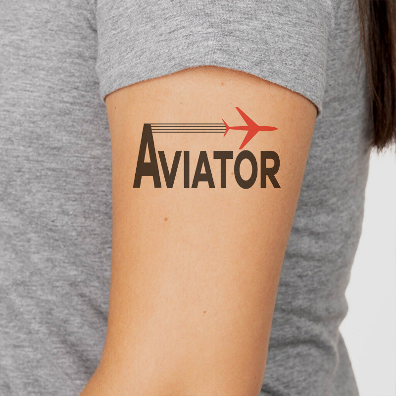 Aviator Designed Tattoes