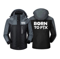 Thumbnail for Born To Fix Airplanes Designed Thick Winter Jackets