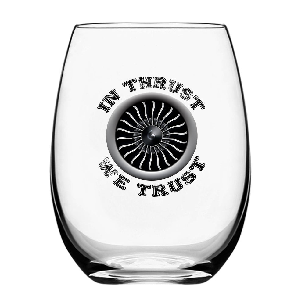 In Thrust We Trust (Vol 2) Designed Beer & Water Glasses