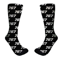 Thumbnail for 767 Flat Text Designed Socks