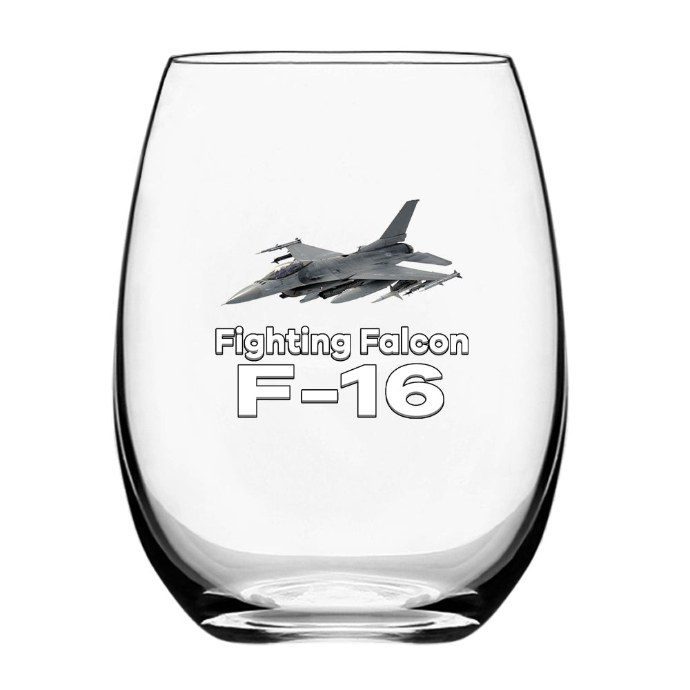 The Fighting Falcon F16 Designed Beer & Water Glasses