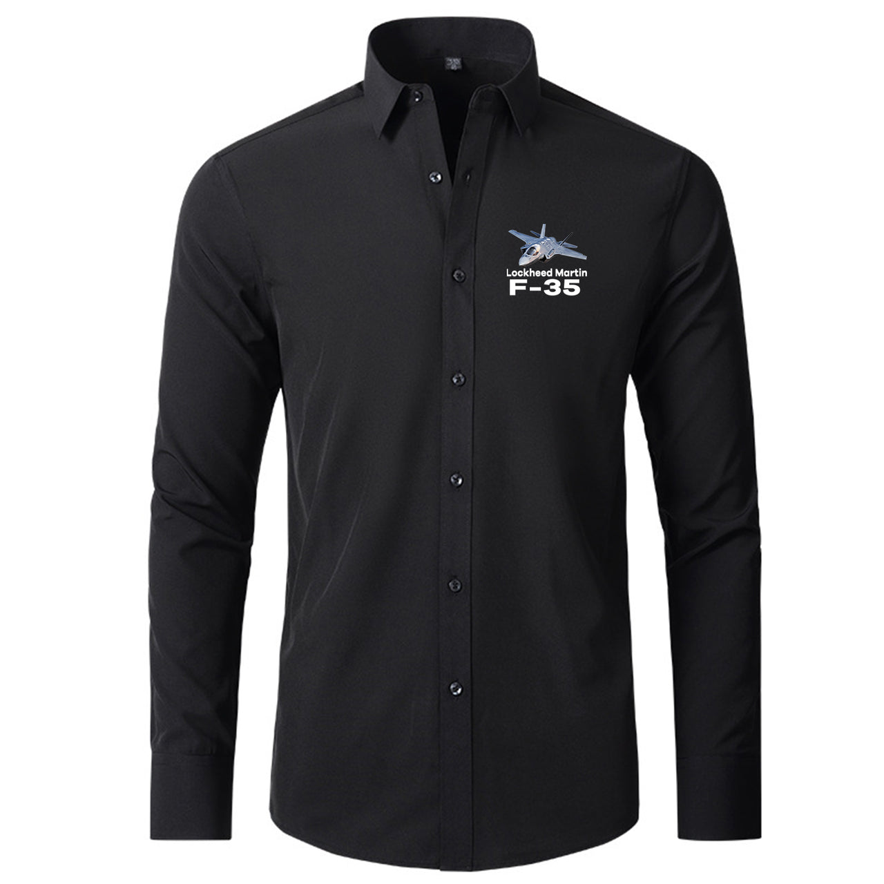 The Lockheed Martin F35 Designed Long Sleeve Shirts