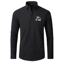 Thumbnail for The Lockheed Martin F35 Designed Long Sleeve Shirts