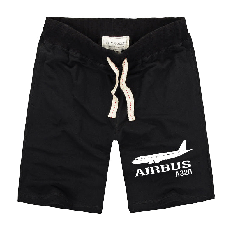 Airbus A320 Printed Designed Cotton Shorts