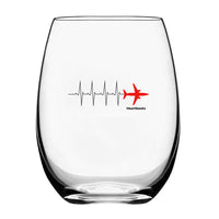 Thumbnail for Aviation Heartbeats Designed Beer & Water Glasses