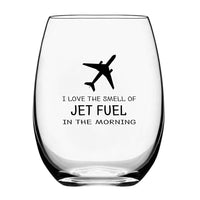 Thumbnail for I Love The Smell Of Jet Fuel In The Morning Designed Beer & Water Glasses