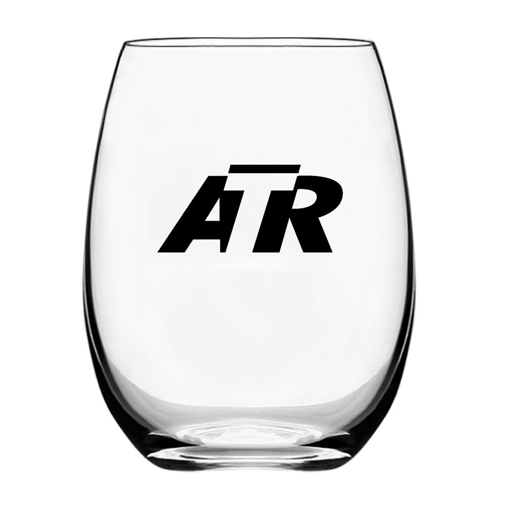 ATR & Text Designed Beer & Water Glasses