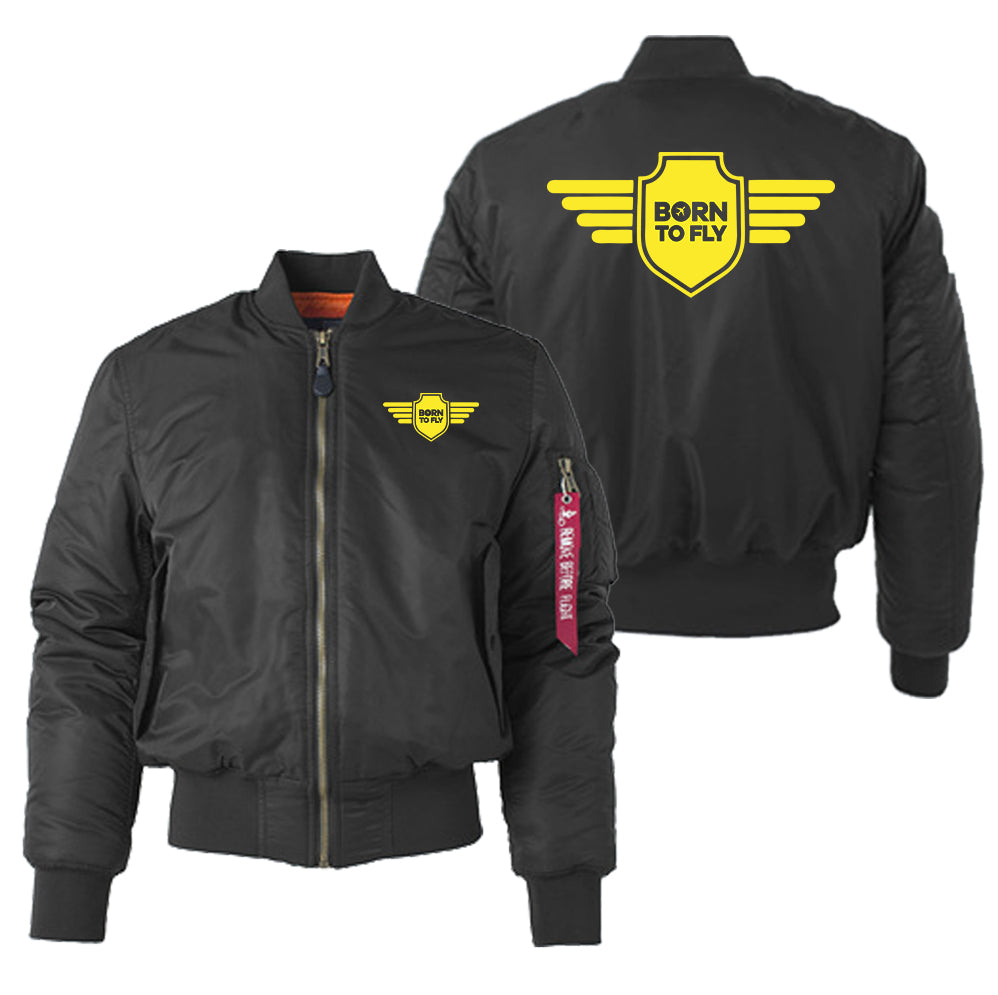 Born To Fly & Badge Designed "Women" Bomber Jackets