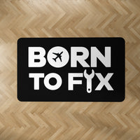 Thumbnail for Born To Fix Airplanes Designed Carpet & Floor Mats