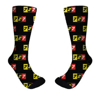 Thumbnail for Flat Colourful 727 Designed Socks