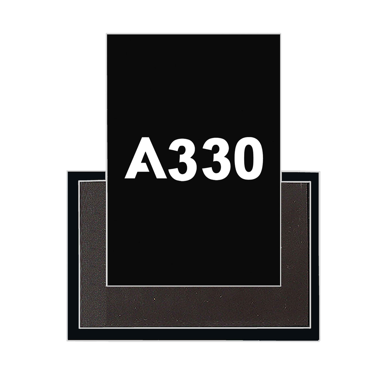 A330 Flat Text Designed Magnets