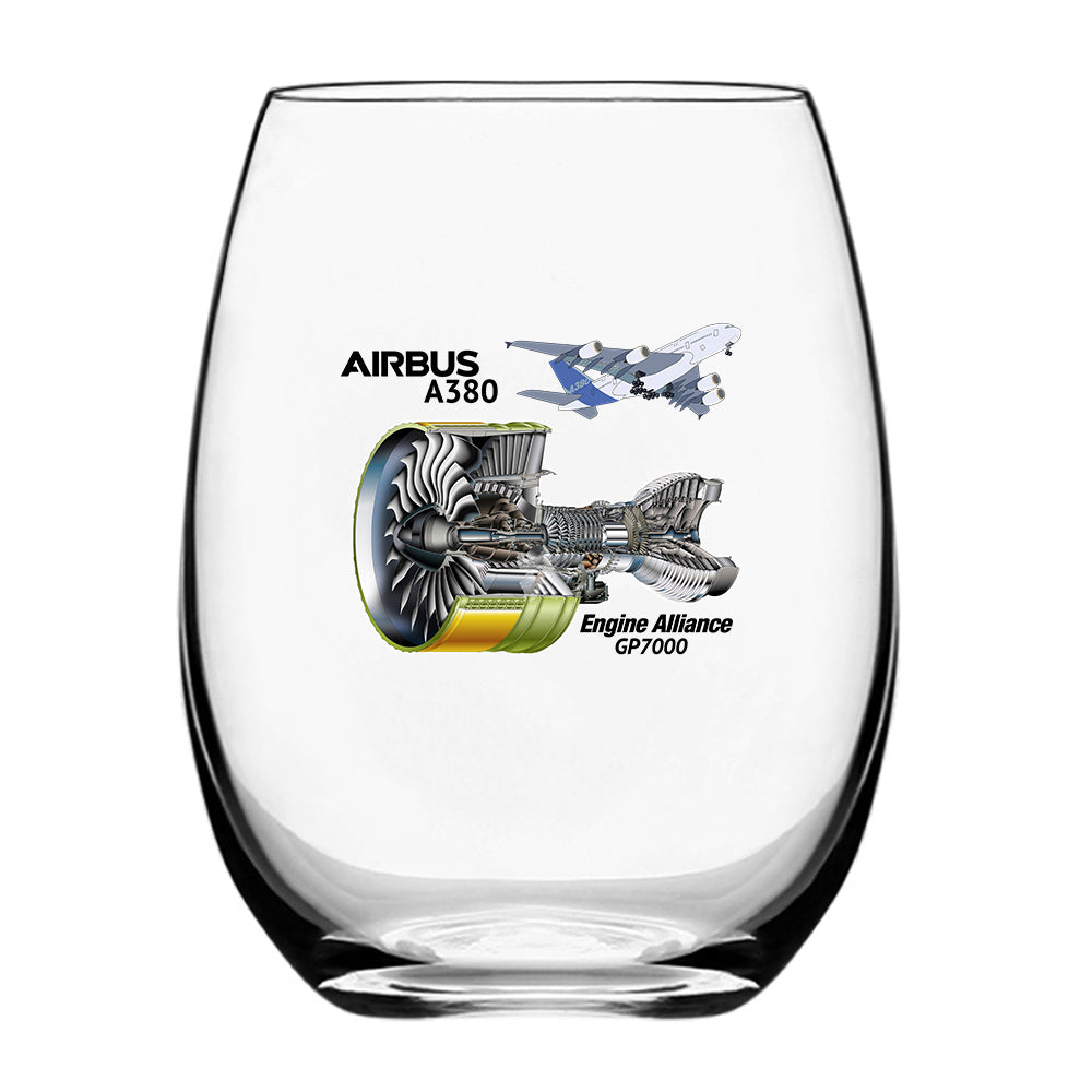 Airbus A380 & GP7000 Engine Designed Beer & Water Glasses