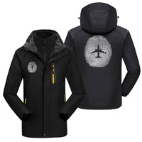 Thumbnail for Aviation Finger Print Designed Thick Skiing Jackets