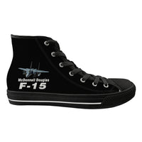 Thumbnail for The McDonnell Douglas F15 Designed Long Canvas Shoes (Men)