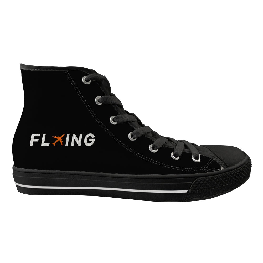 Flying Designed Long Canvas Shoes (Men)