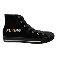 Thumbnail for Flying Designed Long Canvas Shoes (Men)