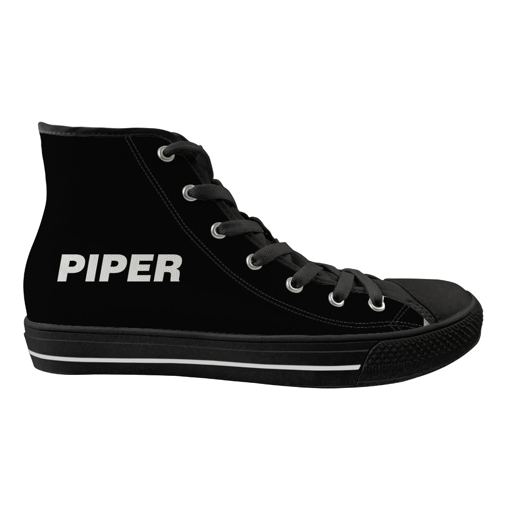 Piper & Text Designed Long Canvas Shoes (Men)