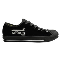 Thumbnail for Airbus A320 Printed Designed Canvas Shoes (Men)