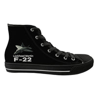 Thumbnail for The Lockheed Martin F22 Designed Long Canvas Shoes (Men)