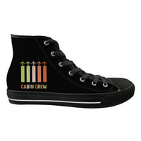 Thumbnail for Colourful Cabin Crew Designed Long Canvas Shoes (Men)