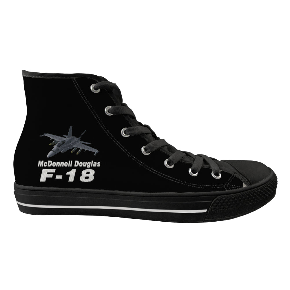 The McDonnell Douglas F18 Designed Long Canvas Shoes (Men)