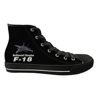 Thumbnail for The McDonnell Douglas F18 Designed Long Canvas Shoes (Men)