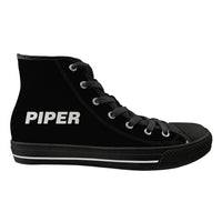 Thumbnail for Piper & Text Designed Long Canvas Shoes (Women)