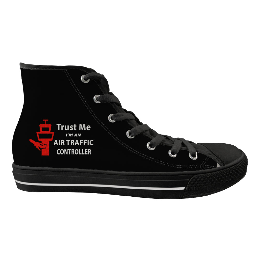 Trust Me I'm an Air Traffic Controller Designed Long Canvas Shoes (Men)