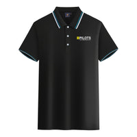 Thumbnail for Pilots They Know How To Fly Designed Stylish Polo T-Shirts