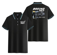 Thumbnail for Boeing 757 & Rolls Royce Engine (RB211) Designed Stylish Polo T-Shirts (Double-Side)