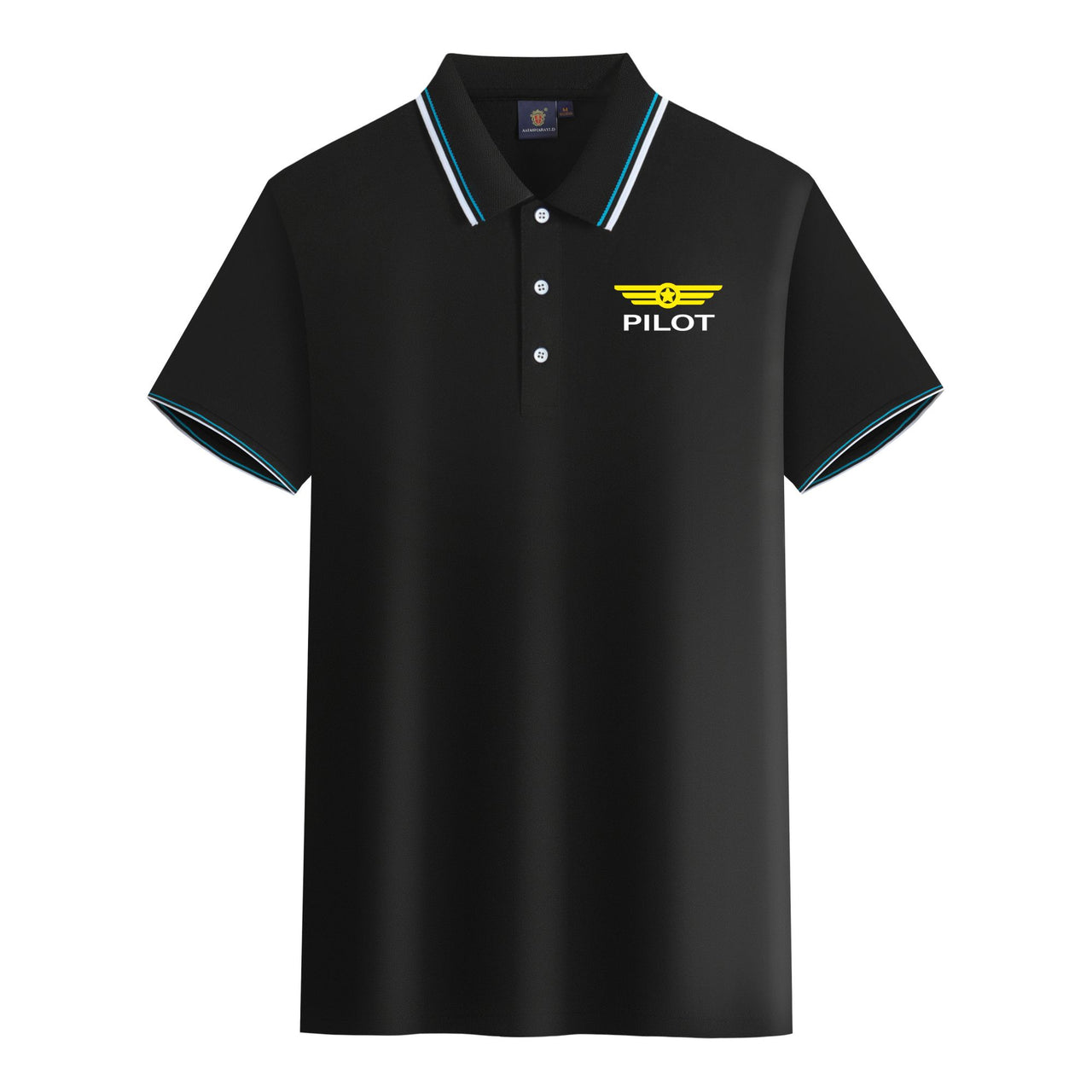 Pilot & Badge Designed Stylish Polo T-Shirts